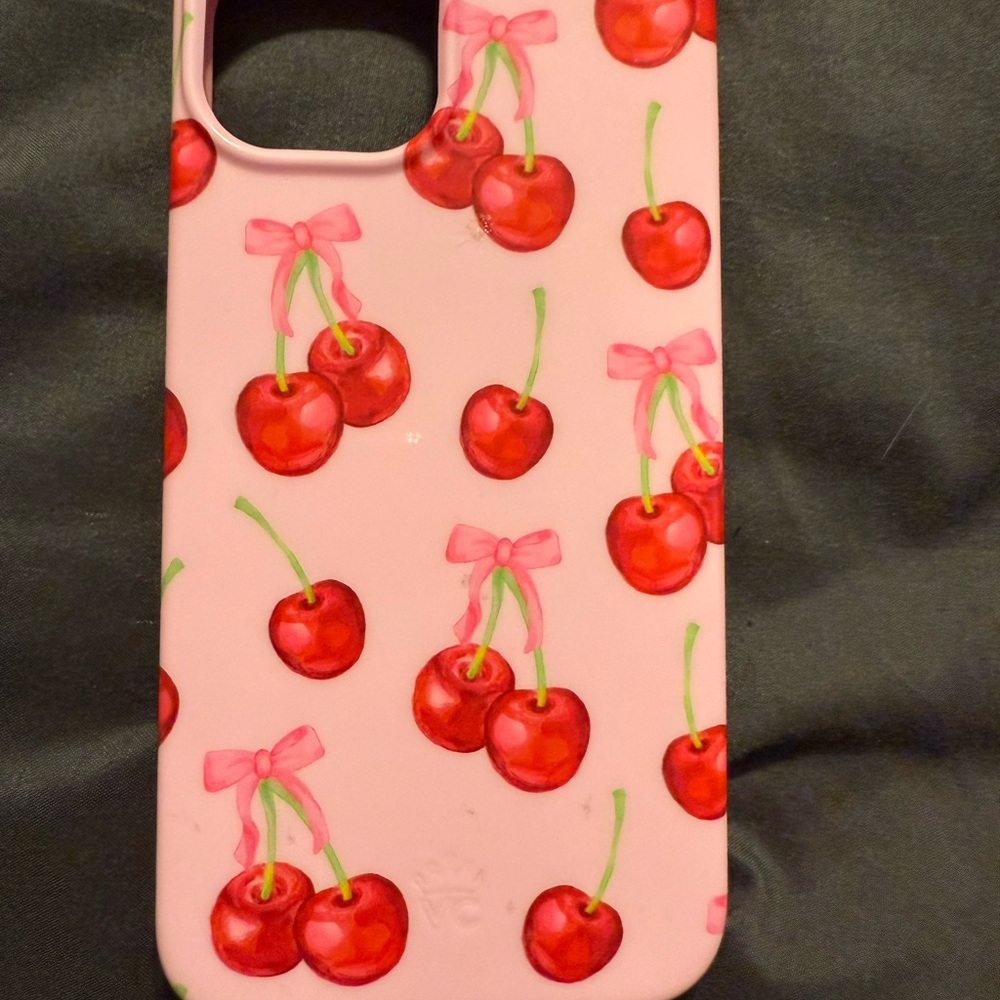 Sweet Cherry Velvet Caviar iPhone 14 Case